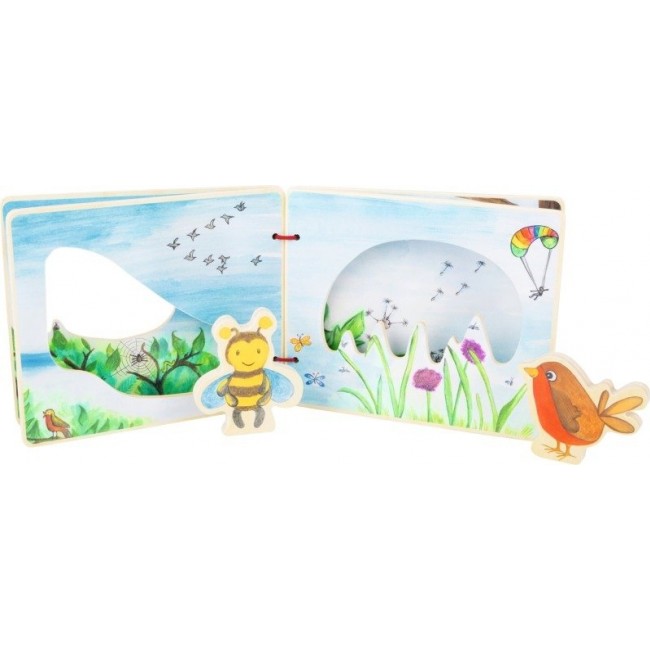 Drewniana książka dla dzieci Small Foot - Świat przestworzy