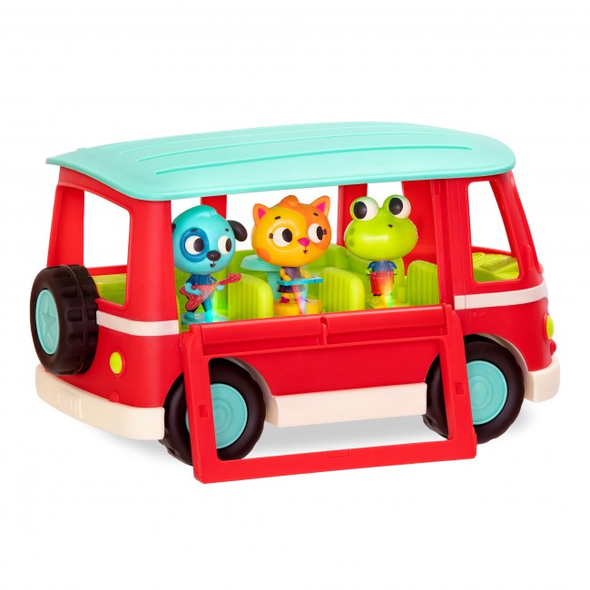 Muzyczny autobus z wesołymi pasażerami B. Toys - Doo B. Doos