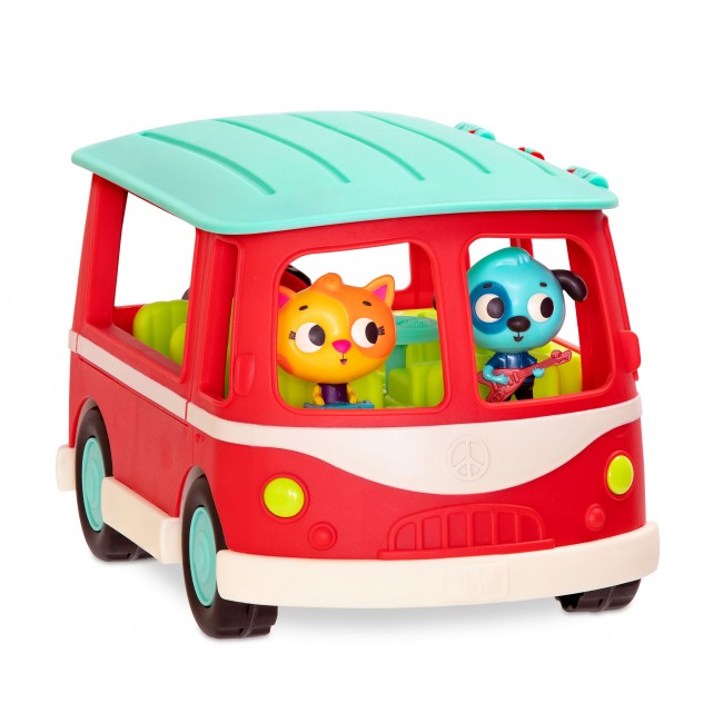 Muzyczny autobus z wesołymi pasażerami B. Toys - Doo B. Doos