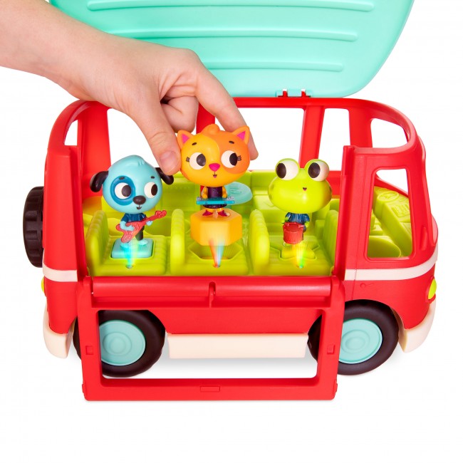 Muzyczny autobus z wesołymi pasażerami B. Toys - Doo B. Doos