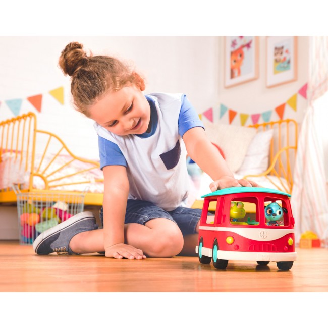 Muzyczny autobus z wesołymi pasażerami B. Toys - Doo B. Doos