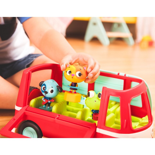 Muzyczny autobus z wesołymi pasażerami B. Toys - Doo B. Doos