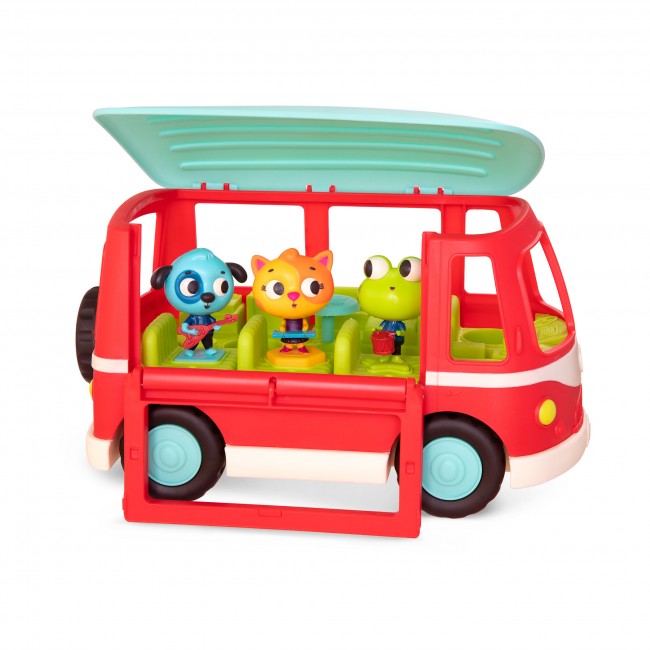 Muzyczny autobus z wesołymi pasażerami B. Toys - Doo B. Doos