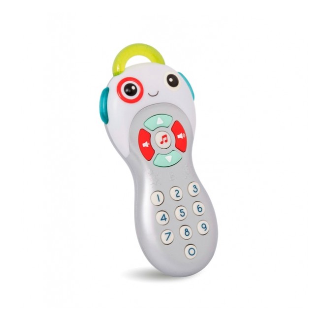 Muzyczny pilot TV dla maluszków w pudełku B. Toys - Grab n’ Zap