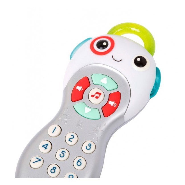 Muzyczny pilot TV dla maluszków w pudełku B. Toys - Grab n’ Zap