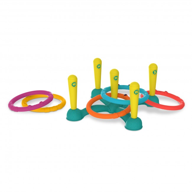 Zestaw do gry w rzucanie obręczami do celu B. Toys - Sling-a-Ring Toss