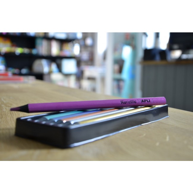 Kredki ołówkowe Jumbo Apli Kids - Metal