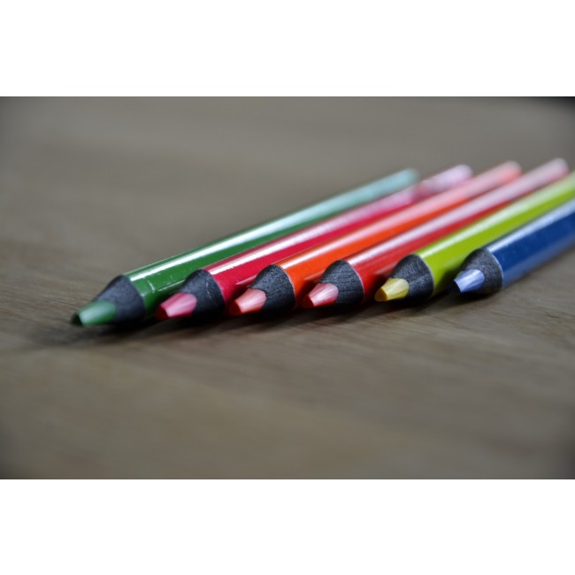 Kredki ołówkowe Jumbo Apli Kids - Fluo