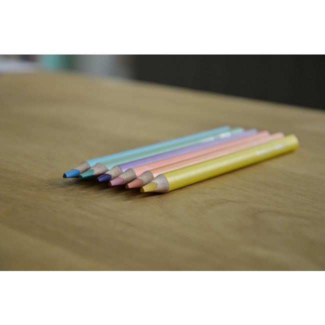 Kredki ołówkowe Jumbo Apli Kids - Pastel