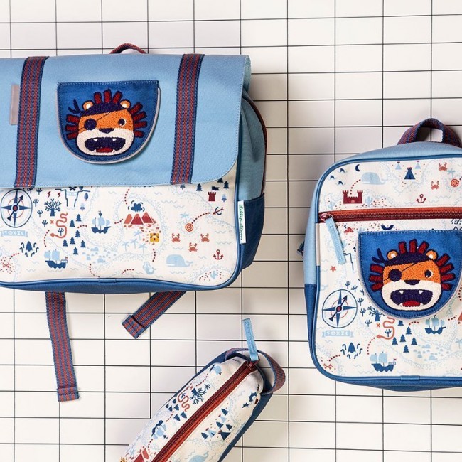 Tornister A4 Lilliputiens - pirat Lew Jack