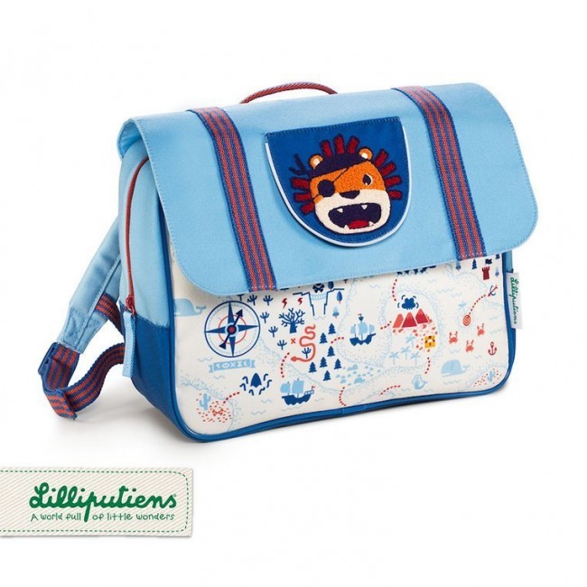 Tornister A4 Lilliputiens - pirat Lew Jack