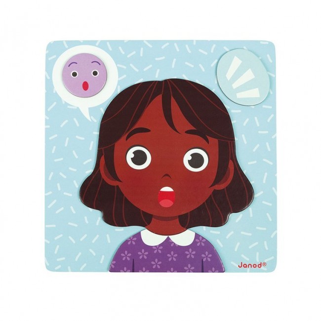 Magnetyczna układanka Janod - Emocje