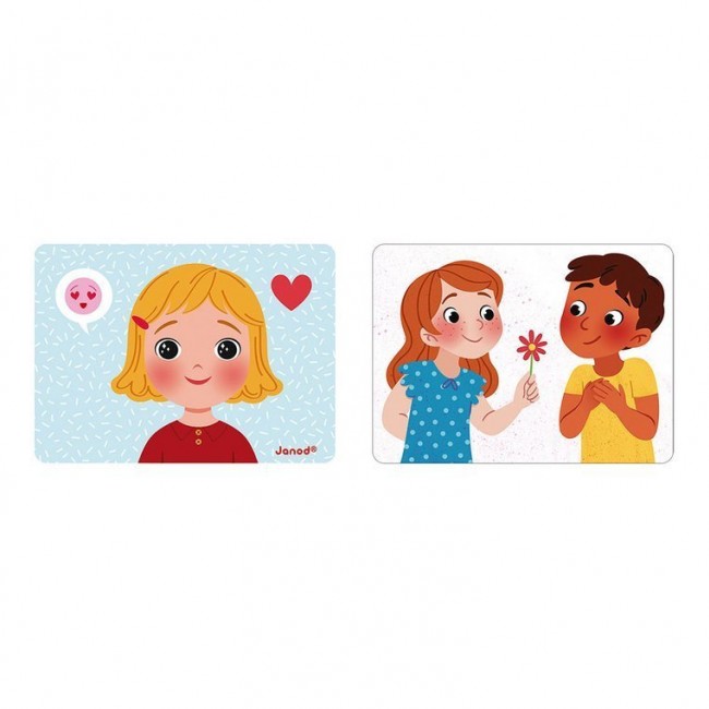 Magnetyczna układanka Janod - Emocje