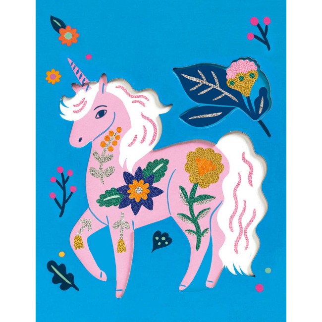 Zestaw artystyczny koraliki Djeco - Zwierzęta