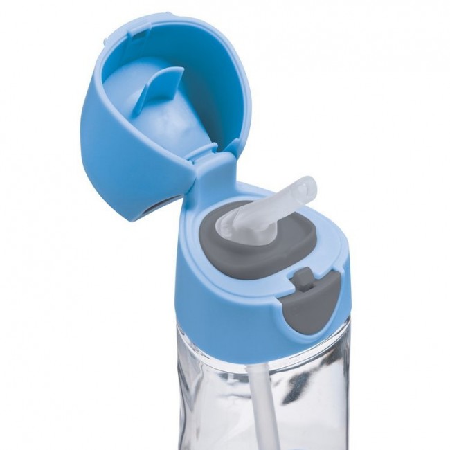 Tritanowa butelka ze słomką 450 ml B.box -  Blue Slate