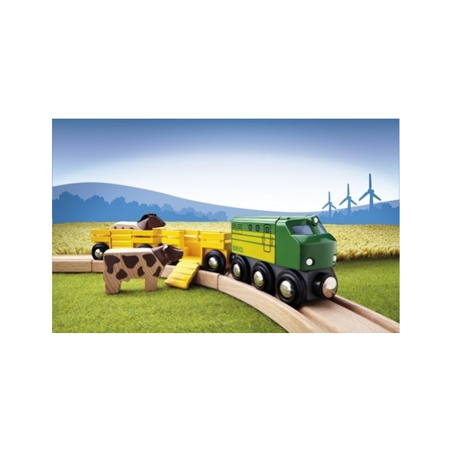 Pociąg ze Zwierzątkami Farma BRIO World