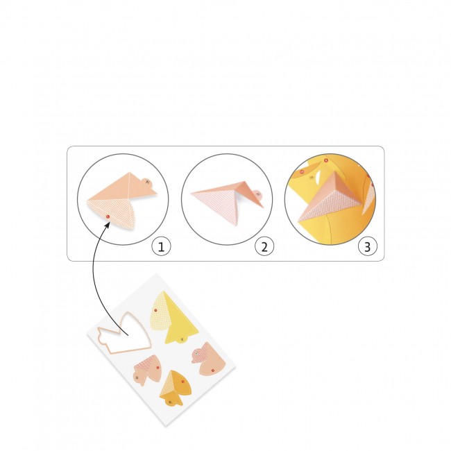 Zestaw artystyczny składanka w 3D Djeco - Lew