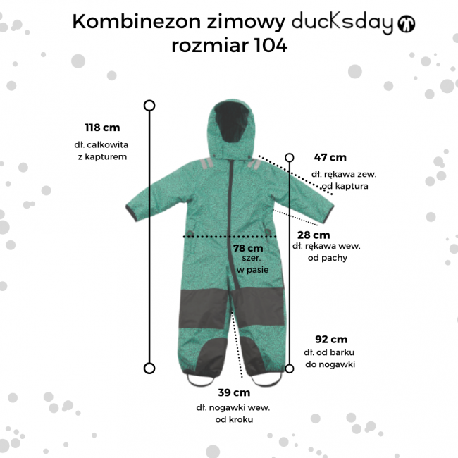 Kombinezon zimowy DucKsday - Manu roz. 104