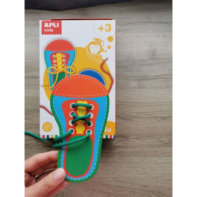 Zestaw do nauki wiązania butów Apli Kids