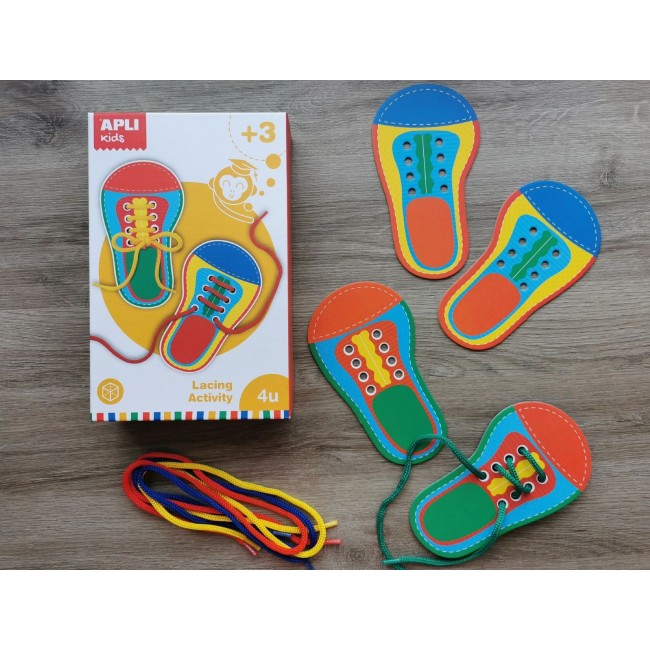 Zestaw do nauki wiązania butów Apli Kids