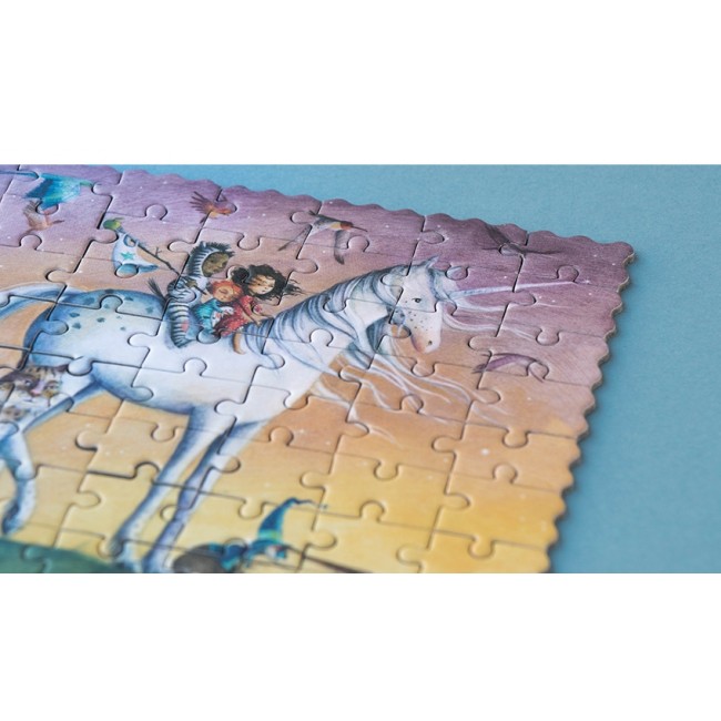 Kieszonkowe puzzle dla dzieci 100 szt Londji - Mój Jednorożec