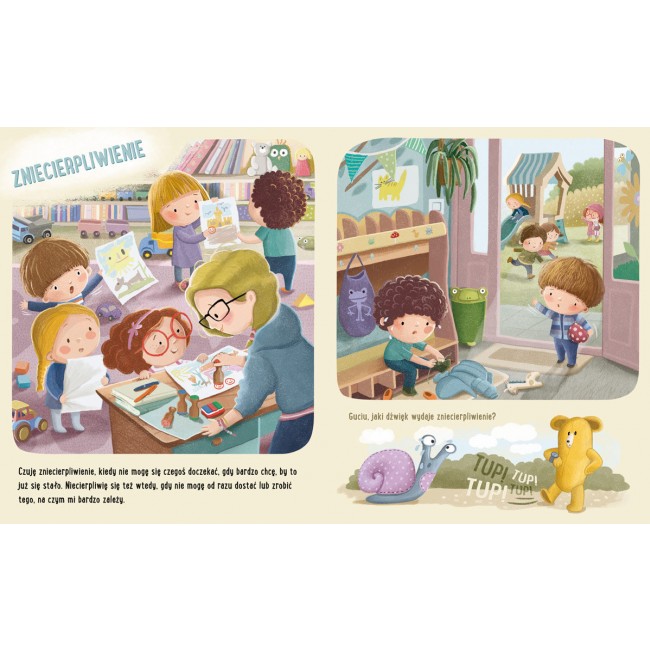 Książka "Feluś i Gucio poznają emocje" wydawnictwo Nasza Księgarnia