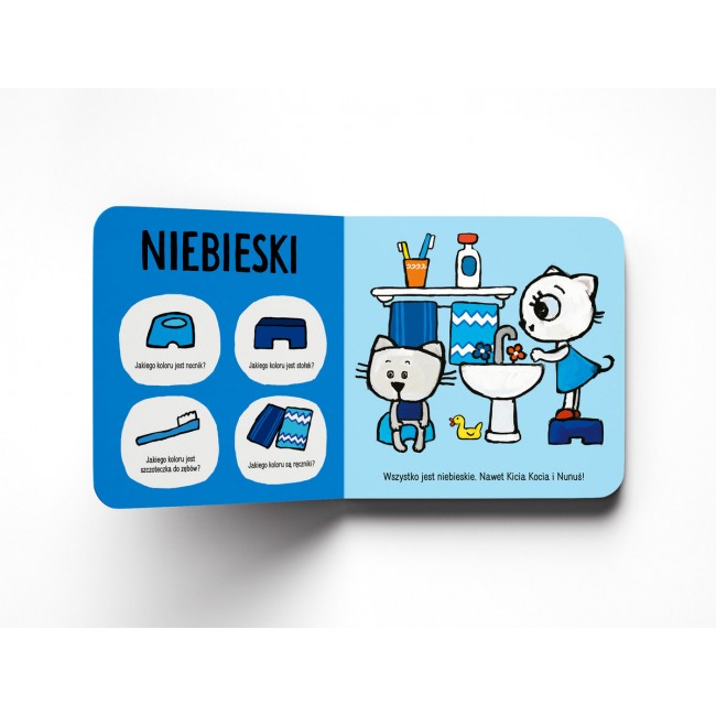 Książka "Kicia Kocia i Nunuś. Kolory" wydawnictwo Media Rodzina