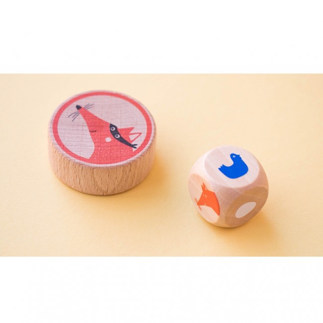 Gra rodzinna Cluck, cluck! Fox! Londji - Puk Puk, tu lisek!