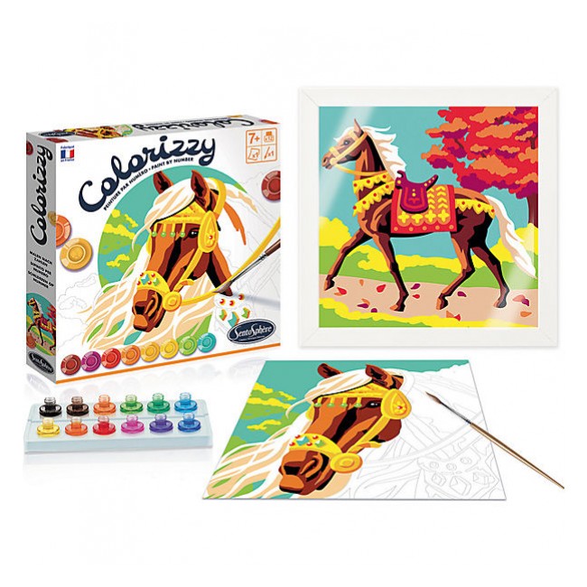 Zestaw do malowania Colorizzy SentoSphere - Konie