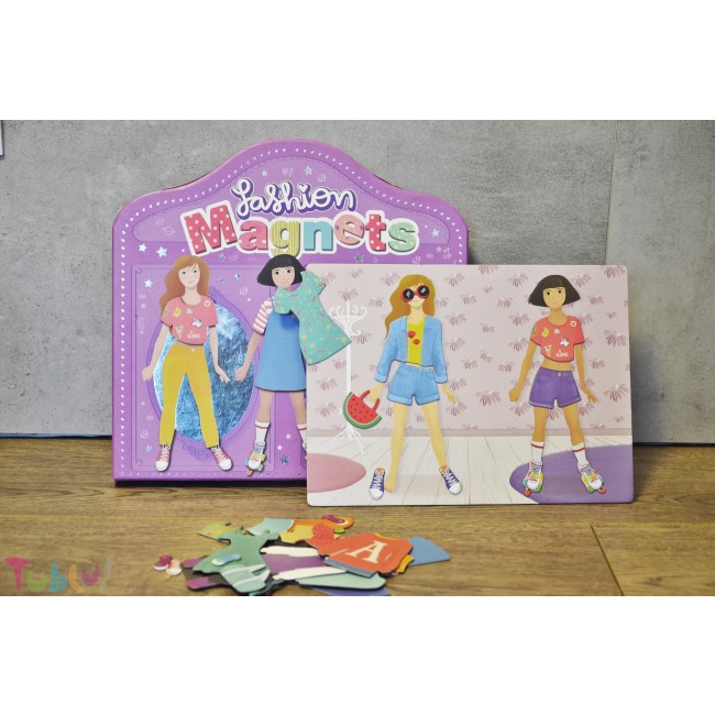 Zestaw z magnesami Apli Kids - Moda