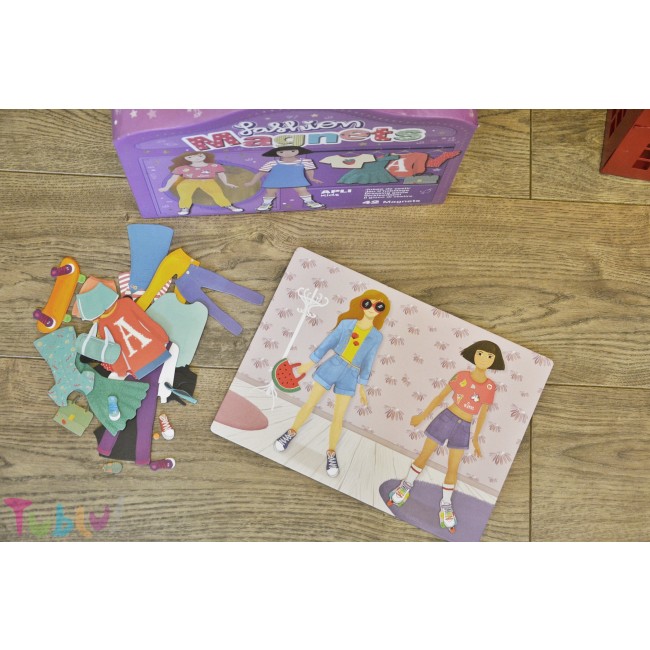 Zestaw z magnesami Apli Kids - Moda