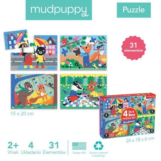 Puzzle progresywne Mudpuppy - Życzliwość