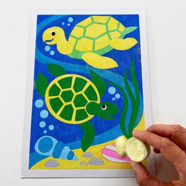 Zestaw do malowania piaskiem Sablimage SentoSphere - Delfiny i Ryby