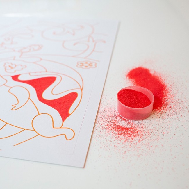 Zestaw do malowania piaskiem Sablimage Mini SentoSphere - Zwierzęta Egzotyczne