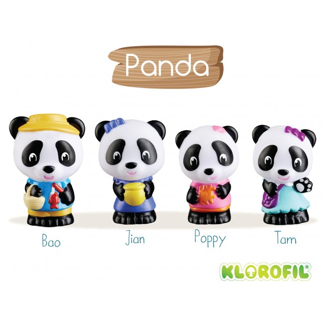 Rodzina Misiów Panda Klorofil