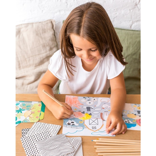 Zestaw artystyczny Apli Kids - Tekstury