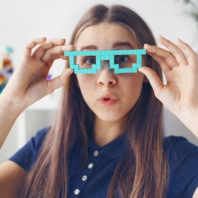 Klocki magnetyczne Pixio - 400