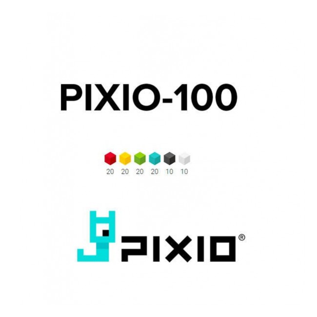 Klocki magnetyczne Pixio - 100