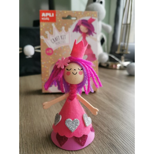 Zestaw artystyczny Apli Kids - Różowa Księżniczka