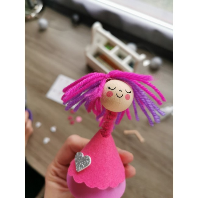 Zestaw artystyczny Apli Kids - Różowa Księżniczka