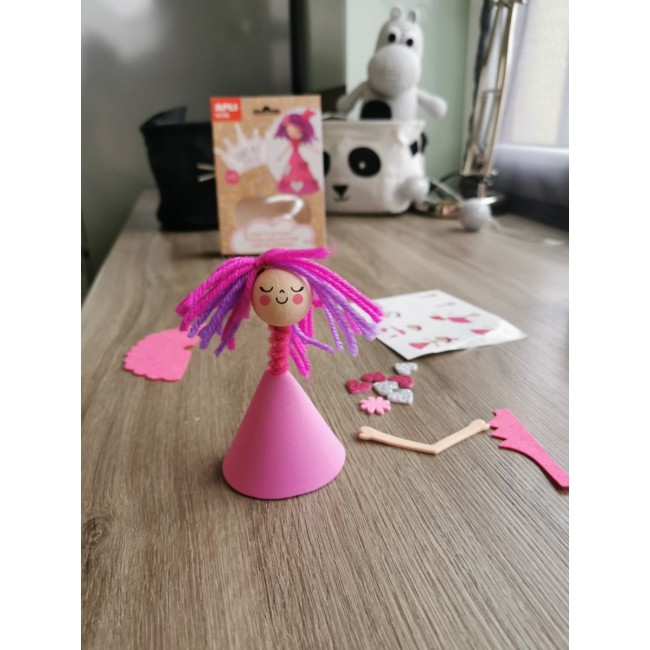 Zestaw artystyczny Apli Kids - Różowa Księżniczka