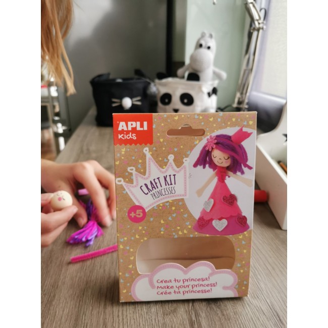 Zestaw artystyczny Apli Kids - Różowa Księżniczka