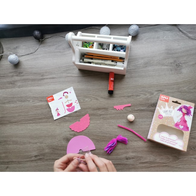 Zestaw artystyczny Apli Kids - Różowa Księżniczka