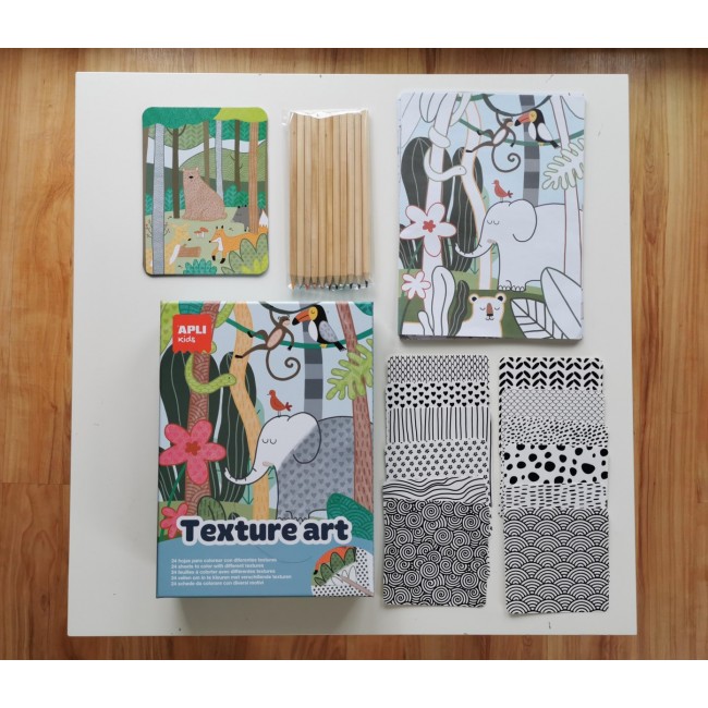 Zestaw artystyczny Apli Kids - Tekstury