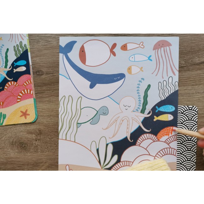 Zestaw artystyczny Apli Kids - Tekstury