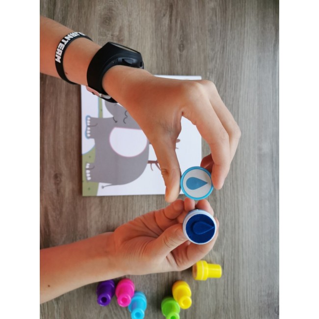 Mój pierwszy zestaw artystyczny Apli Kids - Stempelki