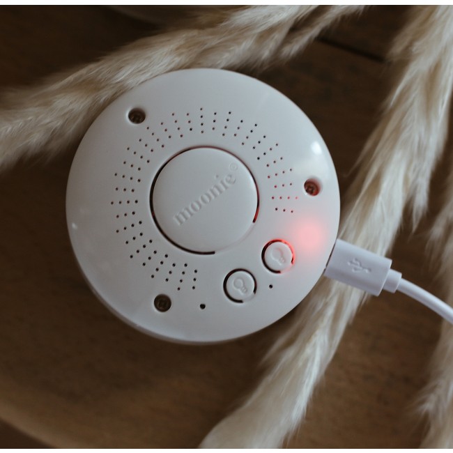 Szumiący królik z lampką Moonie - Cream