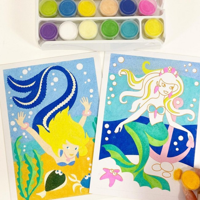 Zestaw do malowania piaskiem Sablimage SentoSphere - Syreny