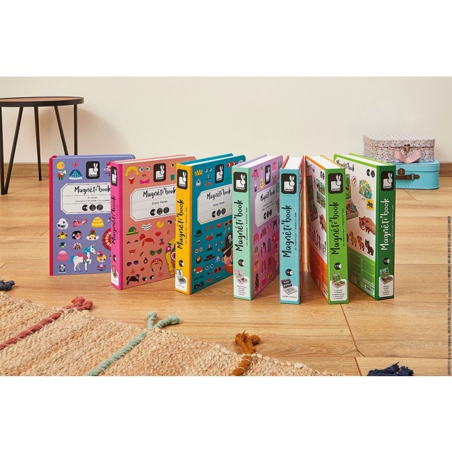 Magnetyczna układanka Magnetibook Janod - 4 pory roku