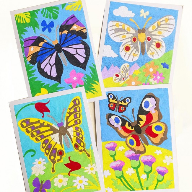 Zestaw do malowania piaskiem Sablimage SentoSphere - Motyle